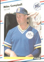 1988 Fleer Baseball Cards      372     Mike Campbell
